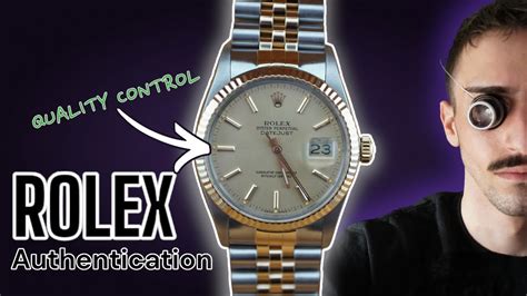 rolex quality control